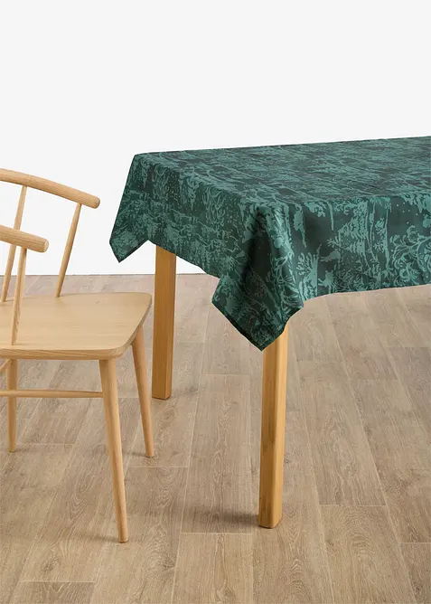 Bordduk med grantremotiv, vannavvisende, bonprix