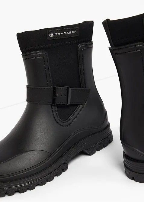 Gummist&oslash;vler med elastisk innfelling i skaftet fra Tom Tailor, Tom Tailor
