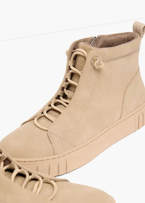 High Top-sneakers fra Marco Tozzi med plat&aring;s&aring;le, Marco Tozzi
