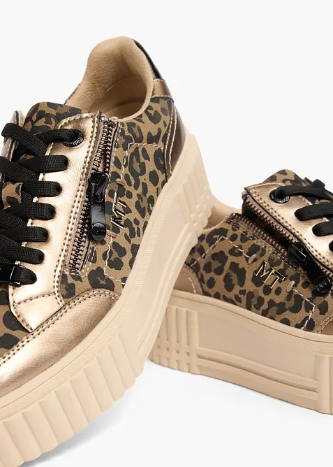 Sneakers fra Marco Tozzi med Animal-detaljer, Marco Tozzi