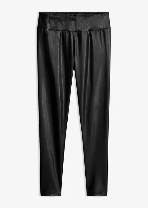 Varmende leggings i imitert skinn, bonprix