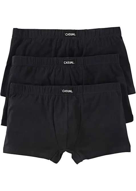 Trunks med myk bomull (3-pack), bonprix