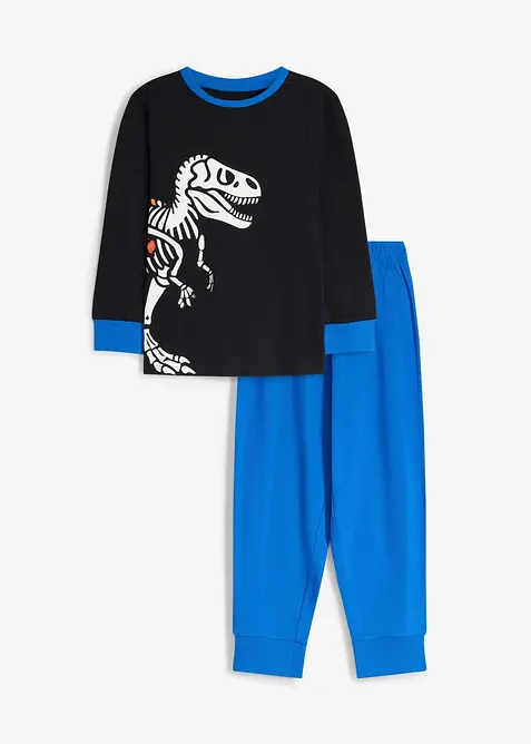 Pyjamas i 100% &oslash;kologisk bomull, bonprix