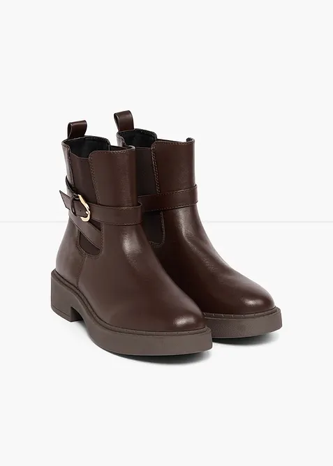 Chelseaboots med spenne, bonprix