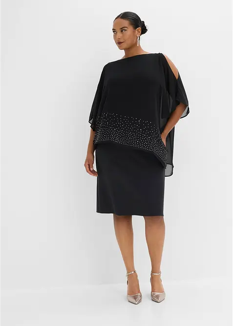 Etuikjole med glitterstener, bonprix