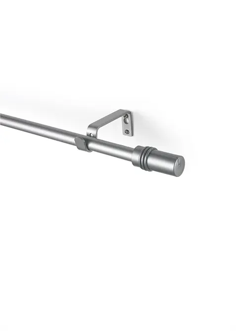 Gardinstang med endestykke sylinder, bonprix