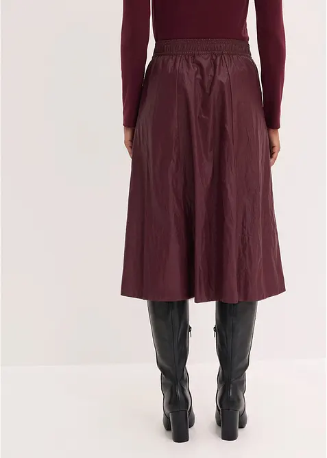 Pull on-skj&oslash;rt i imitert skinn, bonprix