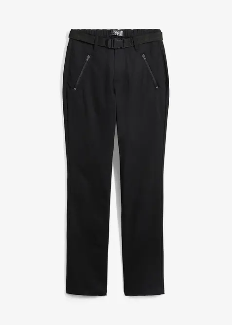 Vannavst&oslash;tende funksjonsbukse i twill med stretch og belte, bonprix