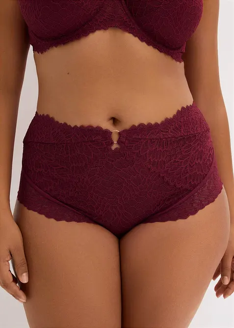Highwaist panty av delikat blonde, bonprix