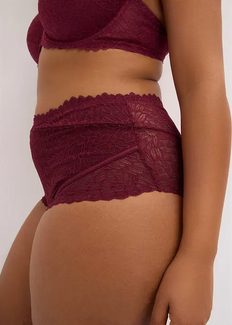 Highwaist panty av delikat blonde, bonprix