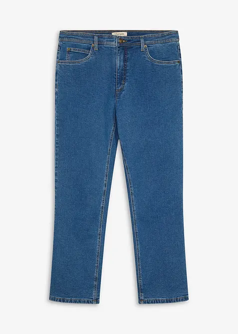 Classic fit jeans med mykt, varmende flanellf&ocirc;r, straight, bonprix