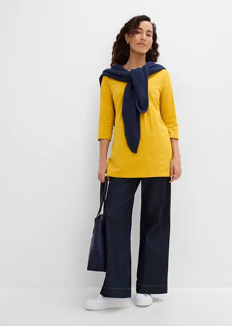 Lang topp i 100% bomull, bonprix