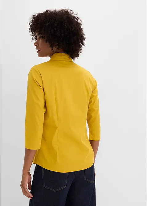 Bluse med st&aring;krage, bonprix