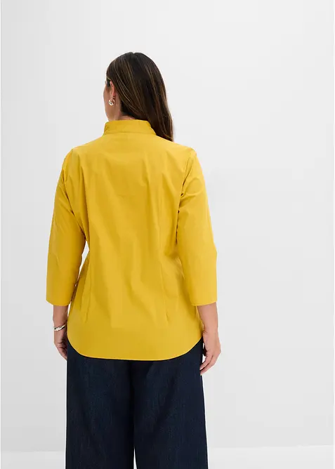 Bluse med st&aring;krage, bonprix