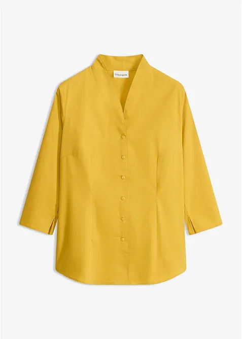 Bluse med st&aring;krage, bonprix