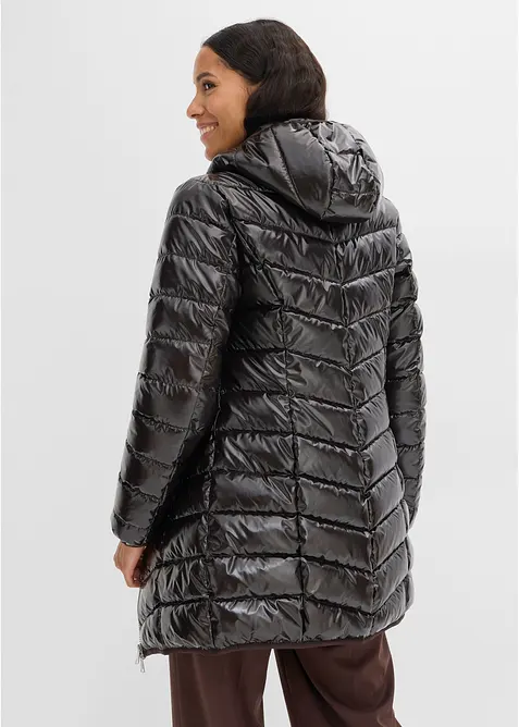 Vattert jakke i metallic-look, bonprix
