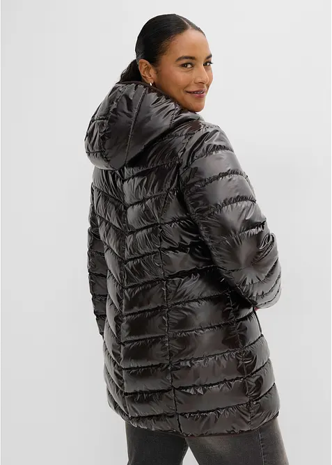 Vattert jakke i metallic-look, bonprix