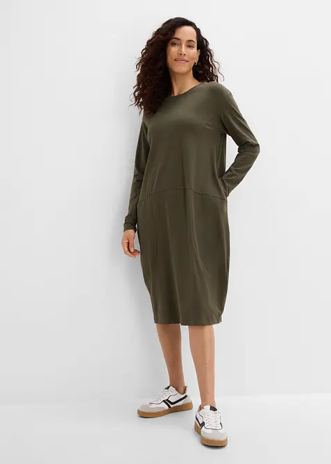 Jerseykjole i O-fasong, bonprix