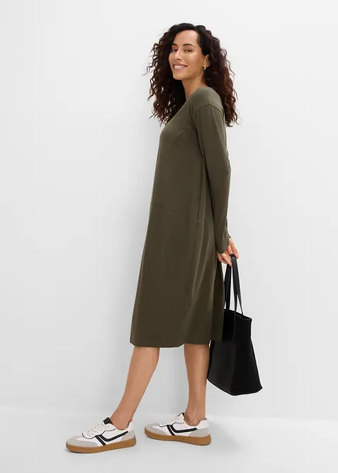 Jerseykjole i O-fasong, bonprix