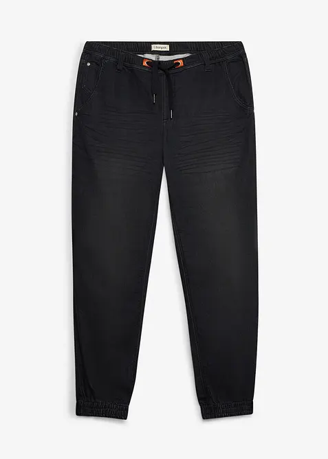 Regular Fit joggejeans med stretchlinning, Straight, bonprix