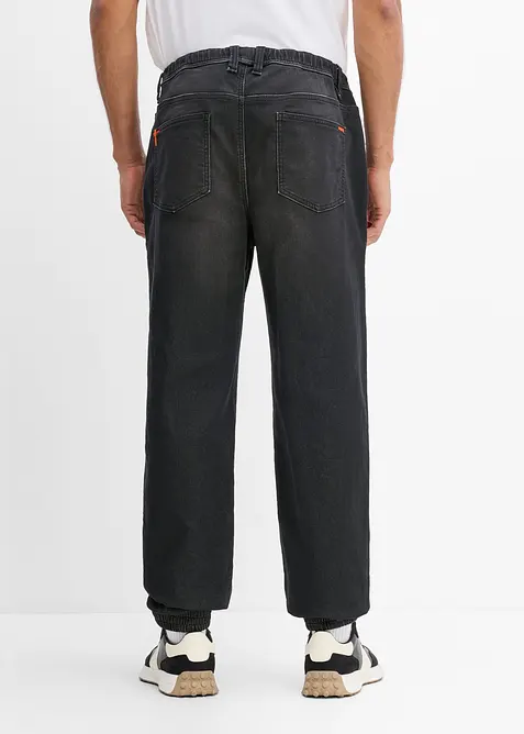 Regular Fit joggejeans med stretchlinning, Straight, bonprix
