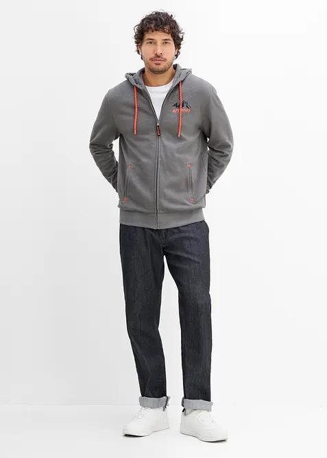 Lette Regular Fit pull on-jeans med stretchlinning, Straight, bonprix