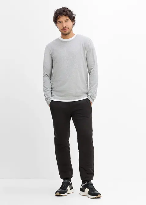 Varmende joggebukse med mykt fleecef&ocirc;r, bonprix