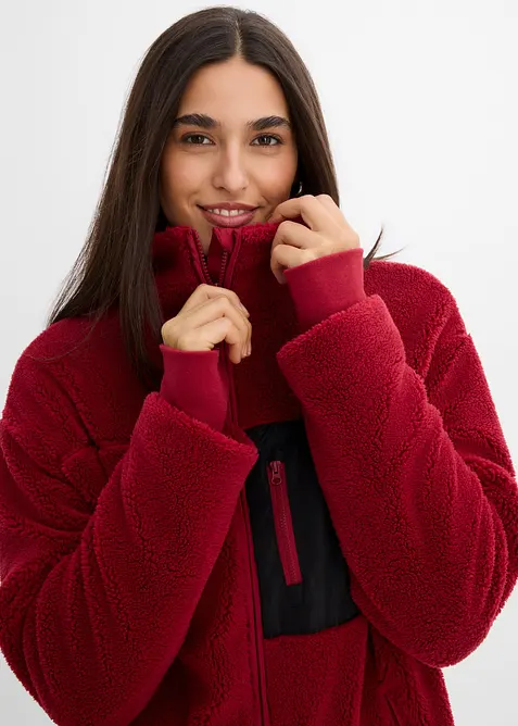 Jakke i teddyfleece, bonprix