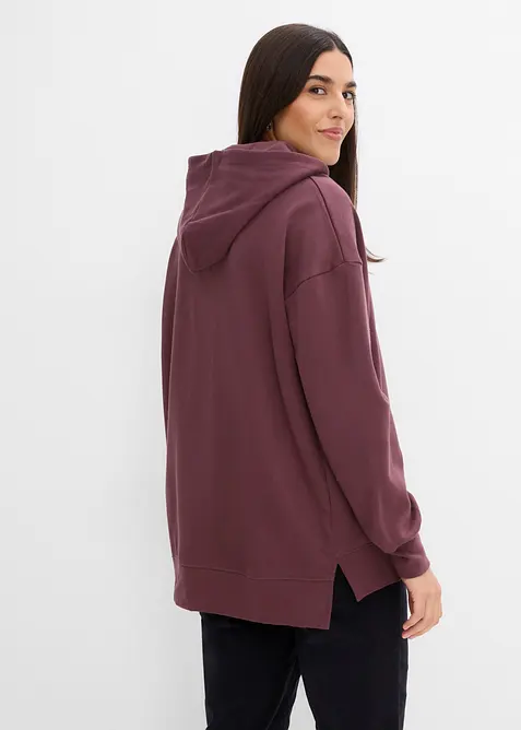 Hettegenser i 100% bomull, bonprix