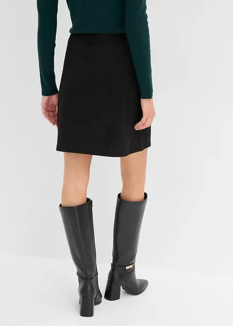 Omslagsskj&oslash;rt i imitert skinn, bonprix