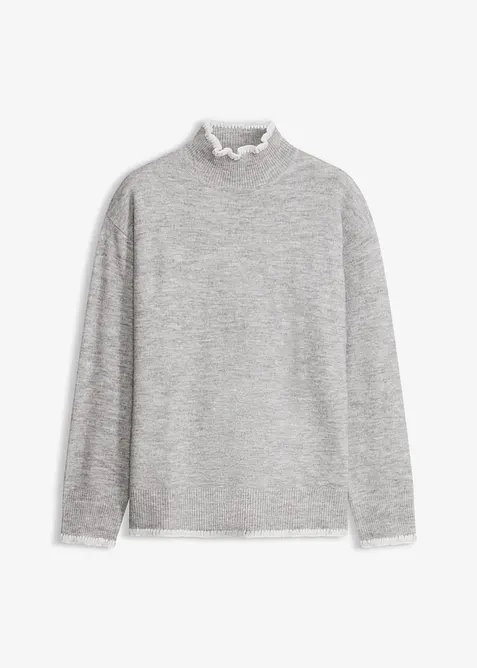 Genser med st&aring;krage, bonprix