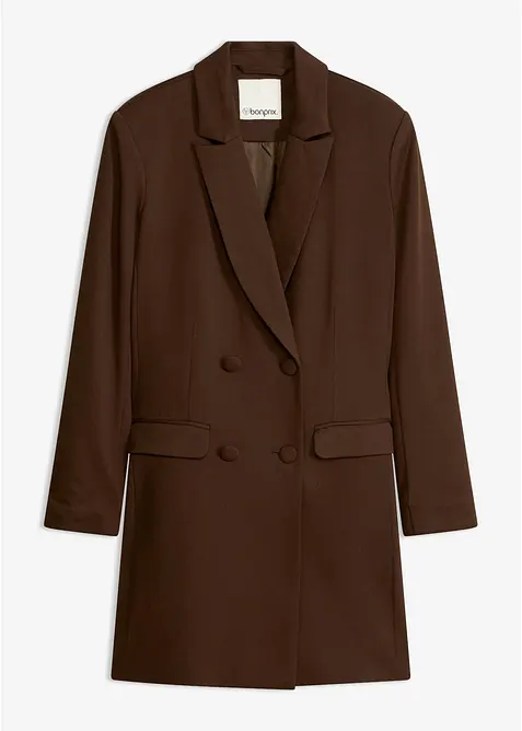Lang blazer i Punto di Roma-materiale, bonprix