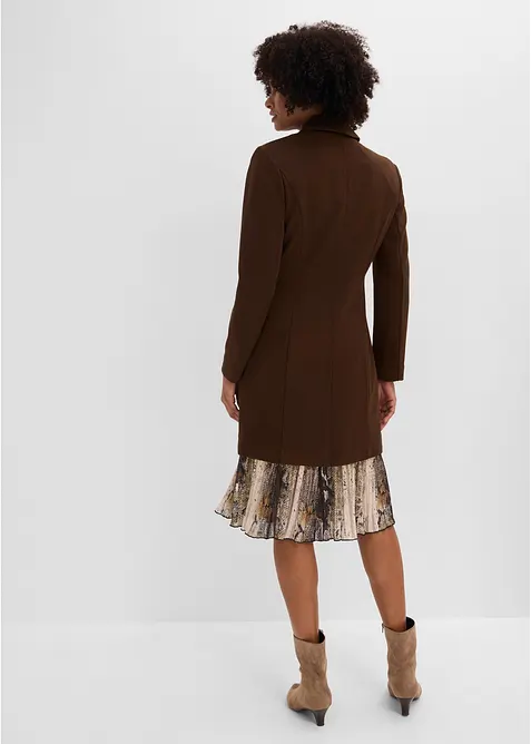 Lang blazer i Punto di Roma-materiale, bonprix