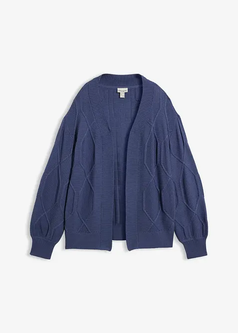 Kabelstrikket cardigan, bonprix