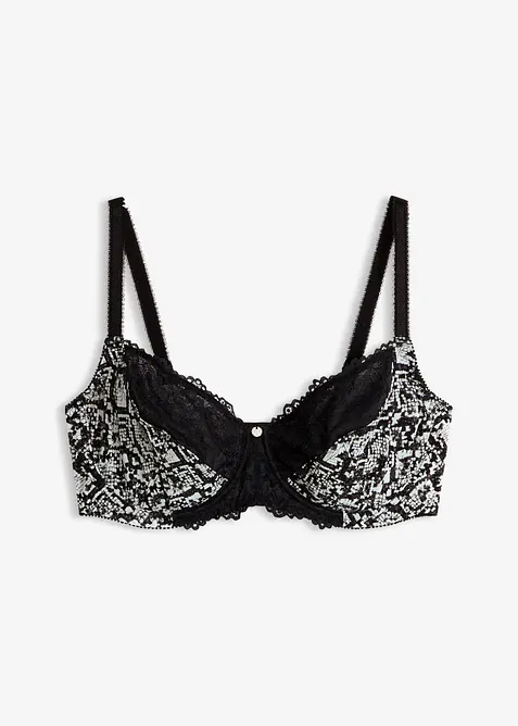 B&oslash;yle-BH med m&oslash;nstret mesh, bonprix