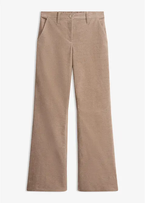 Bukse i kordfl&oslash;yel, bonprix