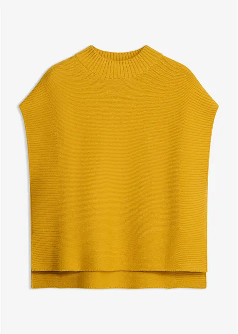 Strikket vest med viskose, bonprix