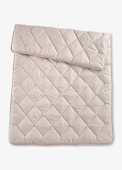 Jacquard dyne med glansstriper varm, bonprix
