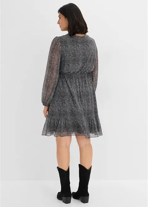 Jerseykjole i fin mesh, bonprix