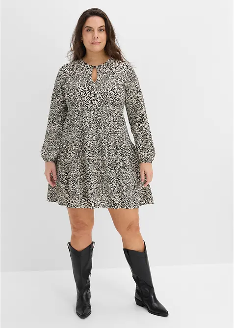 Langermet jerseykjole, bonprix