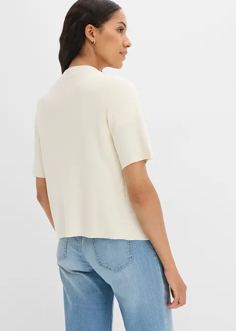Cardigan i bomullsmiks, bonprix
