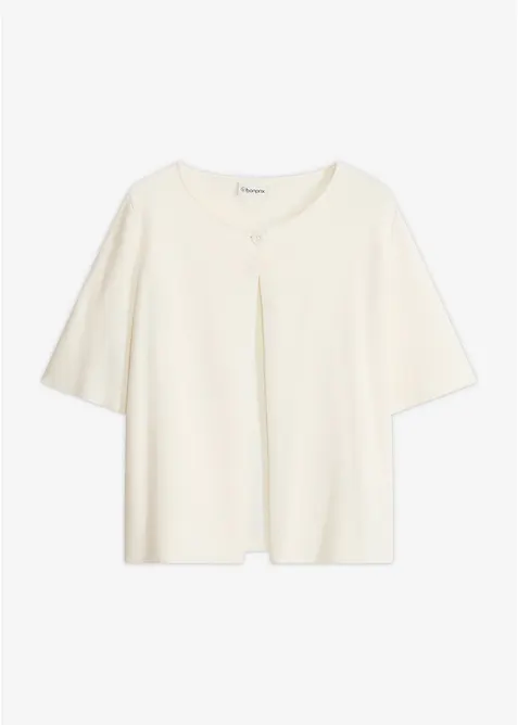 Cardigan i bomullsmiks, bonprix
