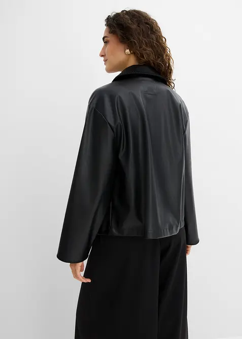 Jakke i imitert skinn, bonprix
