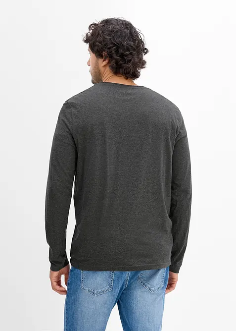 Langermet topp (2-pack), bonprix