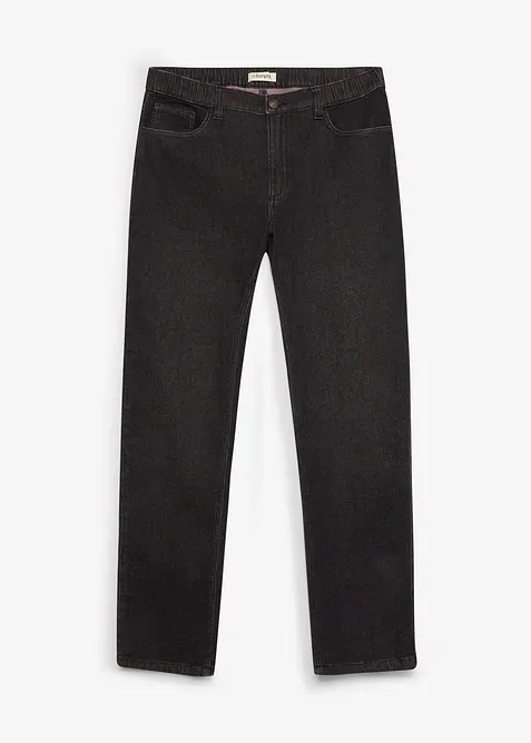 Regular fit jeans med komfortlinning, straight, bonprix