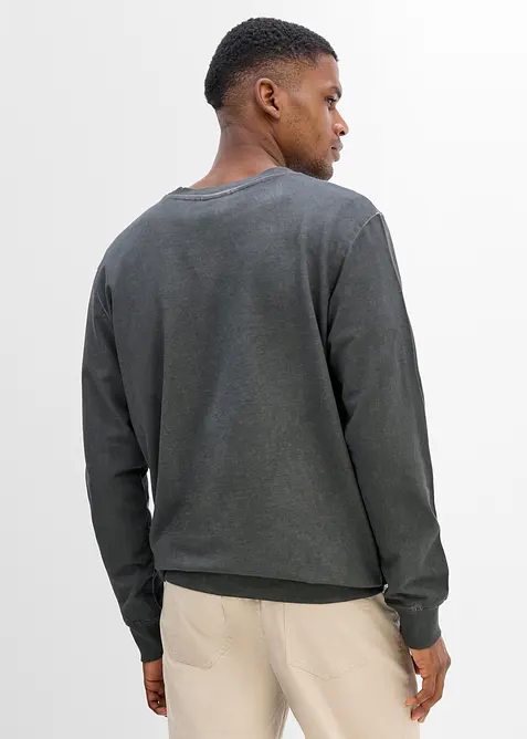 Sweatshirt i 100% bomull, bonprix