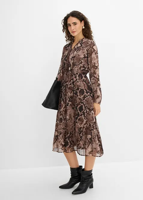 Chiffonkjole, bonprix