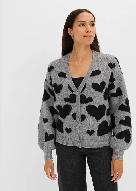 M&oslash;nstret cardigan, bonprix