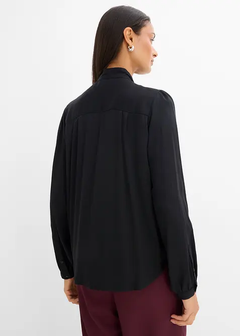 Knytebluse i 100% modal, bonprix