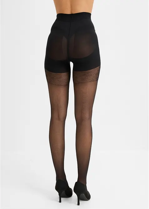 Shape str&oslash;mpebukse med komfortlinning 30 DEN, bonprix